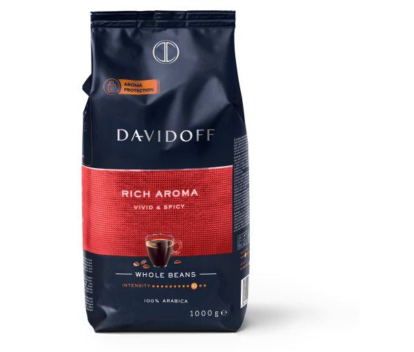 Tchibo - Davidoff Café Rich Aroma - 1 kg Ganze Bohne - Intensität: 10/12