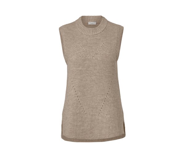 Tchibo - Strick-Pullunder - Damen - Gr. L - beige