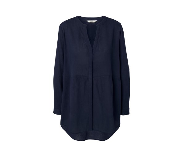 Tchibo - Longbluse - Damen - Gr. 36 - dunkelblau