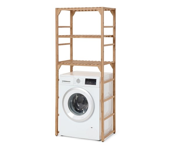 Tchibo - Massivholz-Waschmaschinenregal - 69x48x176cm - braun - Holz