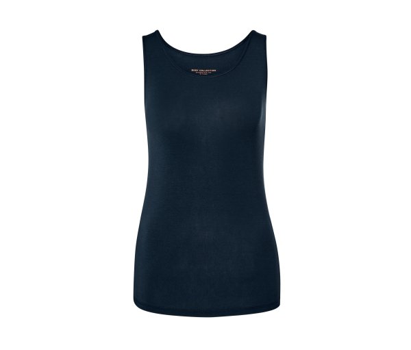 Tchibo - Hemdchen im Modal-Seide-Mix - Damen - Gr. S - dunkelblau