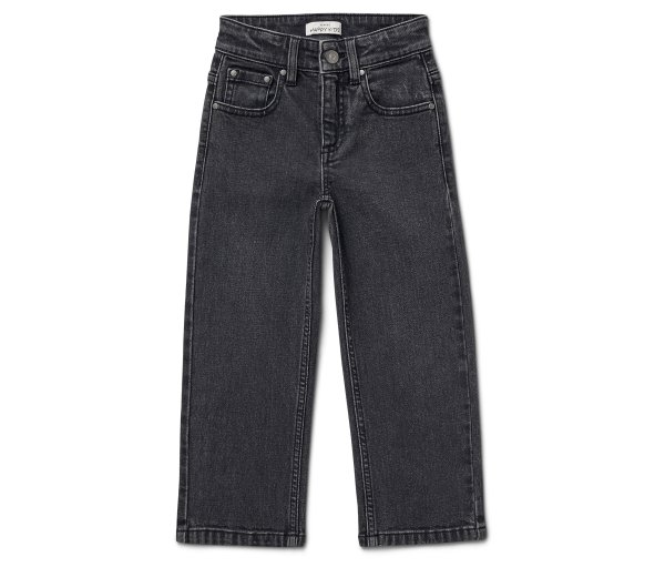Tchibo - Kinder-Straight-Leg Jeans – Fit »Mats« - Herren - Gr. 110 - schwarz