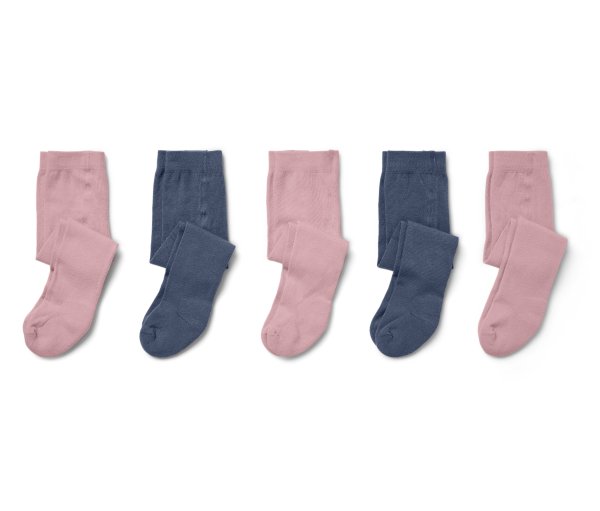 Tchibo - 5 Paar Kinder-Strumpfhosen - Mädchen - Gr. 98/104 - dunkelblau
