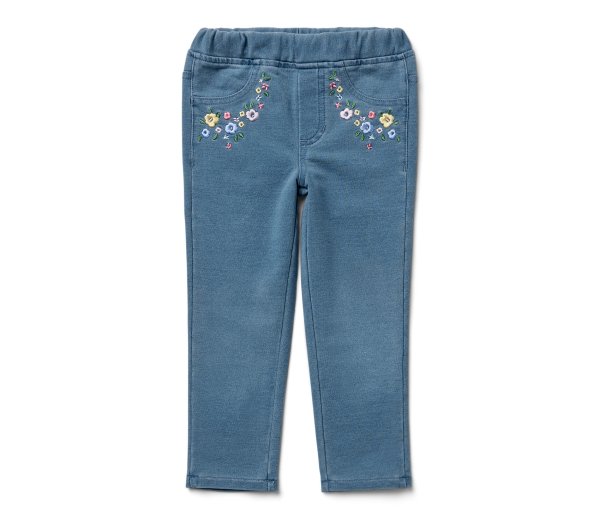 Tchibo - Kinder-Jeggings – Fit »Mia« - Mädchen - Gr. 122/128 - dunkelblau