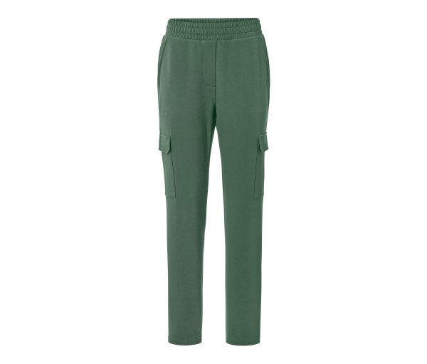 Tchibo - Joggpants mit Cargo-Taschen - Damen - Gr. L - dunkelgrün