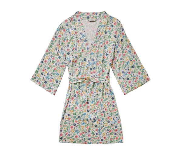 Tchibo - Morgenmantel - Damen - Gr. S - creme