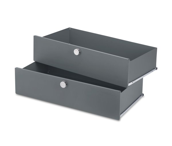 Tchibo - Schubladenergänzungs-Set Metall »Cn3« - 70x35x15cm - grau - Stahl / Metall / Metall