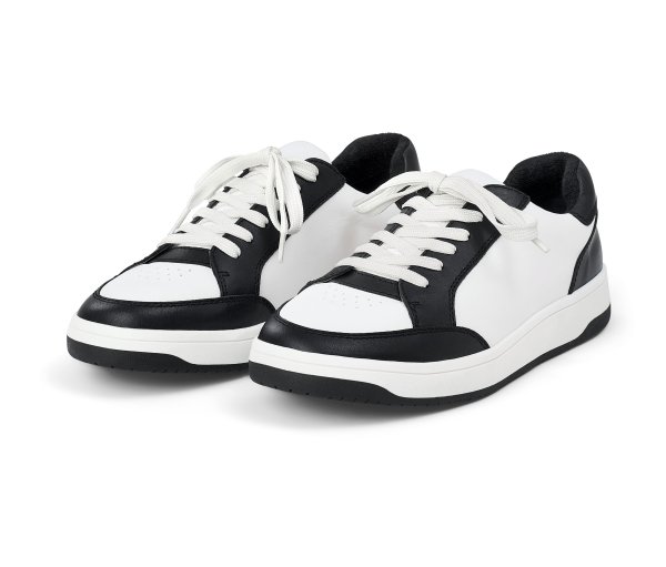 Tchibo - Leder-Sneaker - Damen - Gr. 38 - schwarz