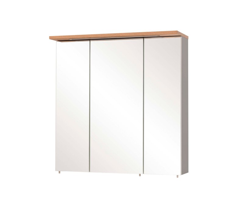 Tchibo - Spiegelschrank »Jelda« - 70,5x16x72,5cm - braun - Holz / Metall / Glas