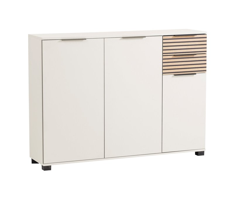 Tchibo - Schuhschrank »Alexa« - 142x35x105,5cm - schwarz - Holz / Metall / Kunststoff