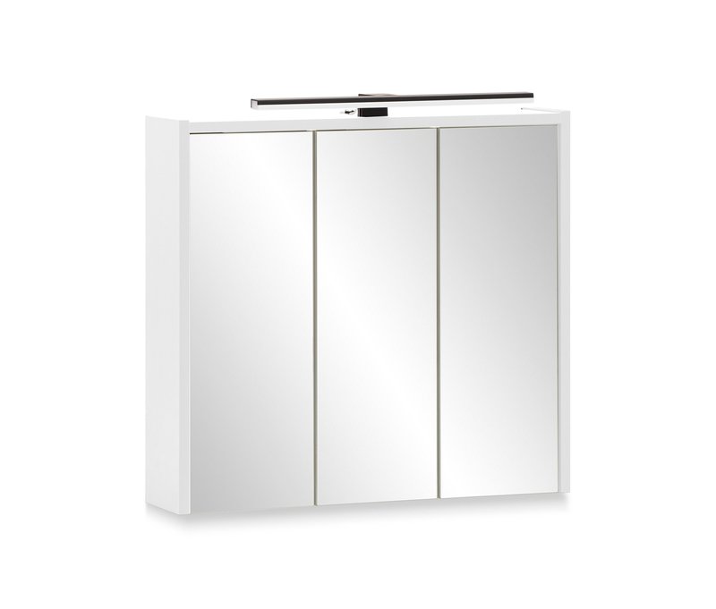 Tchibo - Spiegelschrank »Katta« - 65x16x62,5cm - weiß - Holz / Glas / Metall