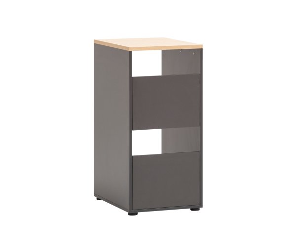 Tchibo - Unterschrank »Solea« - 45x60x96cm - anthrazit - Holz / Metall / Kunststoff