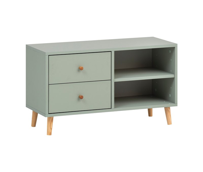 Tchibo - Sitzbank »Bjarne« - 79x33x46,5cm - braun - Holz / Eichenholz / Metall