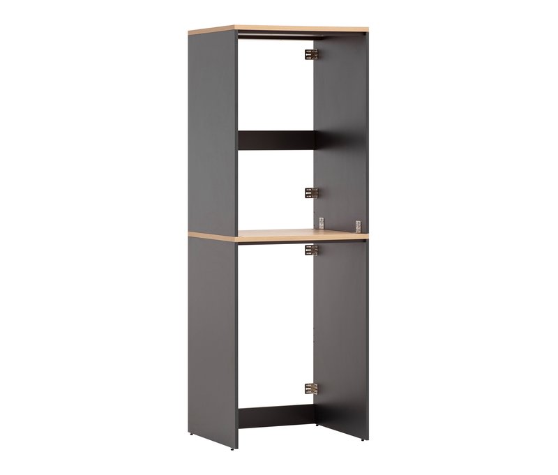 Tchibo - Waschmaschinenumbau »Solea U670« - 67x60x96cm - anthrazit - Holz / Metall / Kunststoff