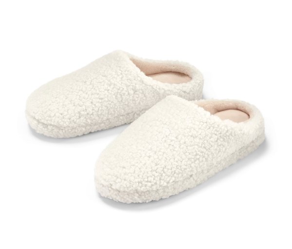 Tchibo - Hausschuhe - Herren - Gr. 34-35 - creme