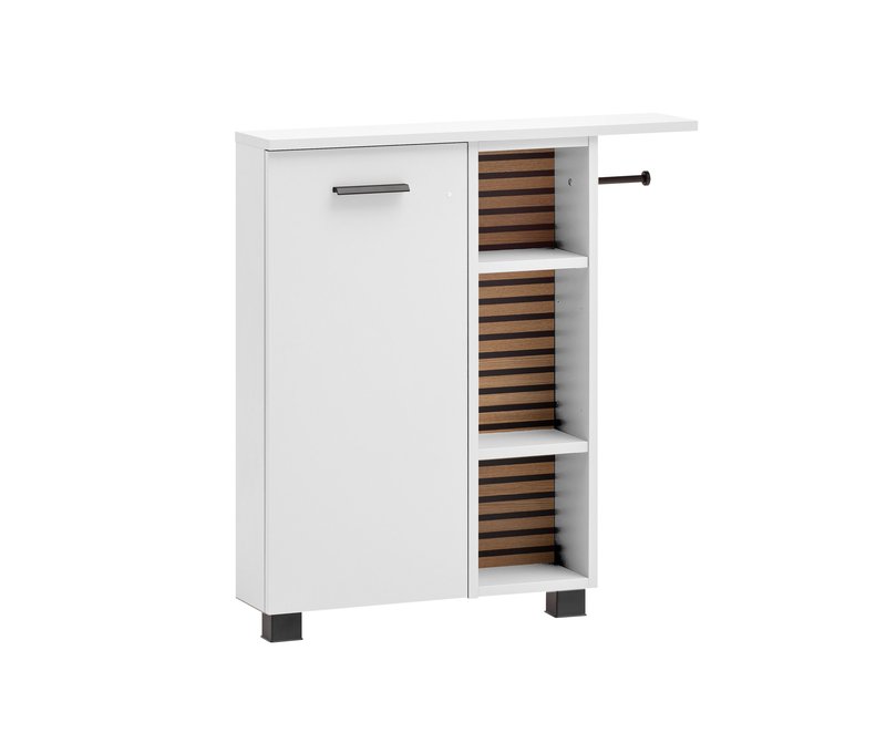 Tchibo - Nischenschrank »Katta« - 70,5x17x74,5cm - schwarz - Holz / Metall / Kunststoff