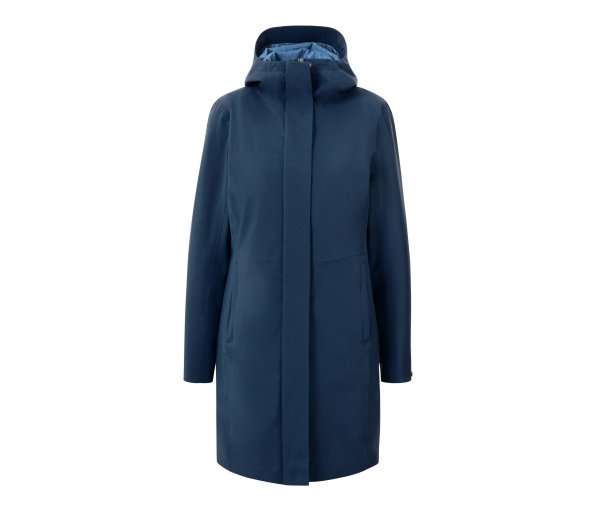Tchibo - 3-in-1-Funktionsmantel mit Weste - Damen - Gr. 38 - blau