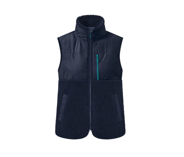 Tchibo - Teddy-Weste - Damen - Gr. M - dunkelblau