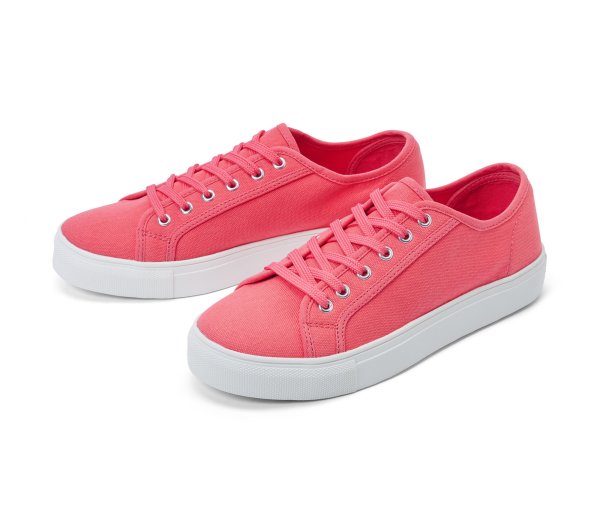 Tchibo - Canvas-Sneaker - Damen - Gr. 39 - koralle
