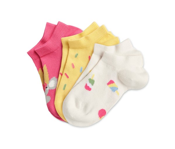 Tchibo - 3 Paar Kinder-Sneakersocken - Damen - Gr. 23-26 - creme
