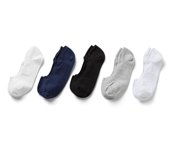 Tchibo - 5 Paar Sneaker-Füßlinge - Damen - Gr. 41-43 - dunkelblau