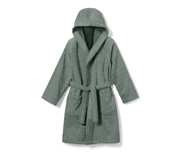Tchibo - Kinder-Bademantel - Herren - Gr. 122/128 - grün