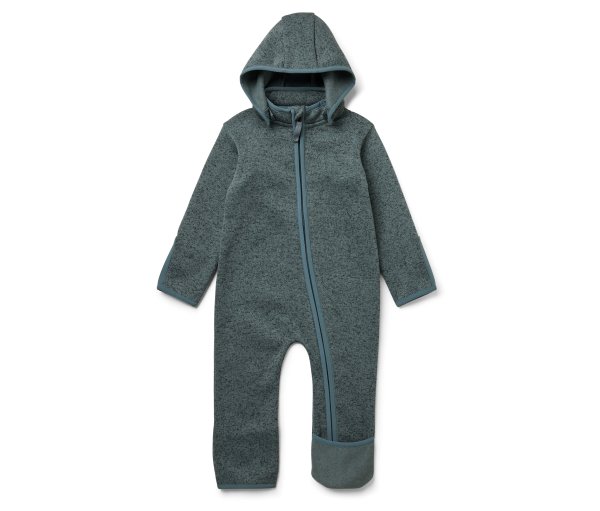 Tchibo - Baby-Strickfleece-Overall - Baby - Gr. 74/80 - grün