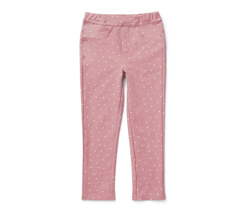 Tchibo - Kinder-Jeggings ‒ Fit »Ida« - Mädchen - Gr. 86/92 - creme/gepunktet