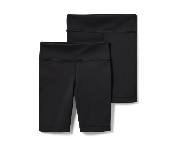 Tchibo - 2 Kinder-Sport-Radler - Mädchen - Gr. 134/140 - schwarz