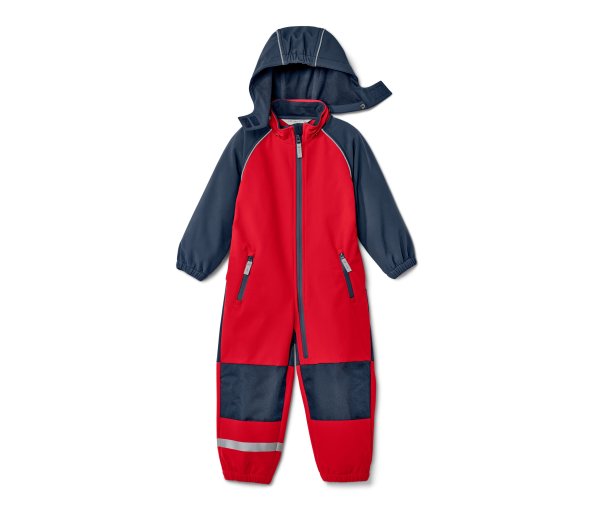 Tchibo - Kinder-Softshell-Einteiler - Herren - Gr. 110/116 - dunkelblau