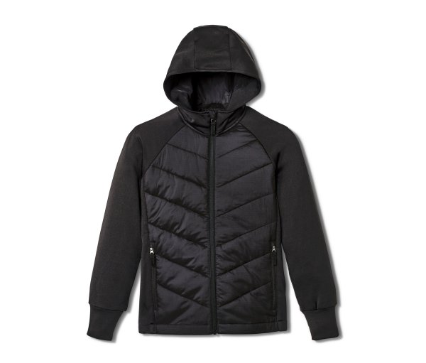 Tchibo - Kinder-Thermo-Sportjacke - Herren - Gr. 134/140 - schwarz