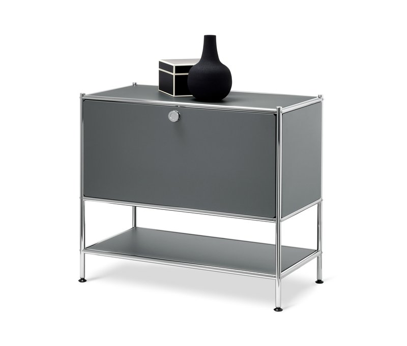 Tchibo - Sideboard »Cn3« mit 1 Klappe - 77,5x40x71,5cm - chrom - Stahl / Aluminium / Kunststoff