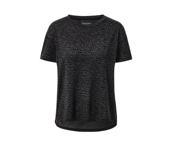 Tchibo - Sportshirt - Damen - Gr. XL - anthrazit/print