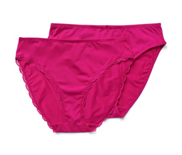 Tchibo - 2 Slips - Damen - Gr. M - pink
