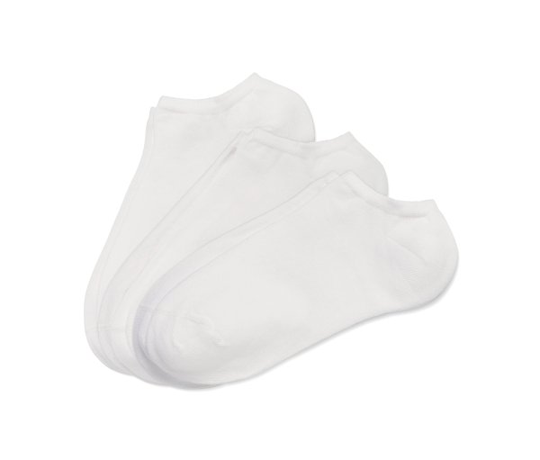 Tchibo - 3 Paar Sneakersocken - Damen - Gr. 35-38 - weiß