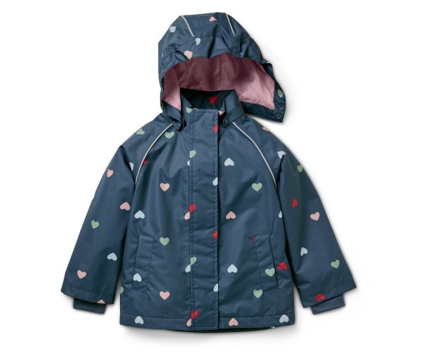 Tchibo - Kinder-Thermo-Regenjacke - Baby - Gr. 74/80 - rosa/print