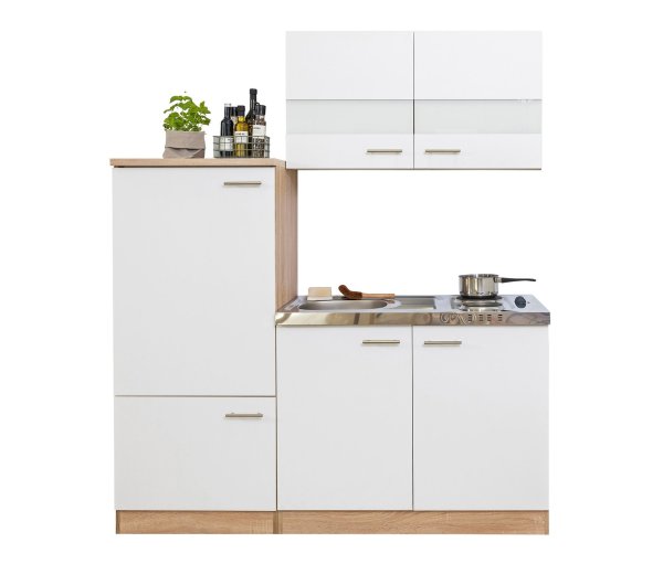 Tchibo - Respekta Economy Küchenblock - 160x60x200cm - braun - Metall