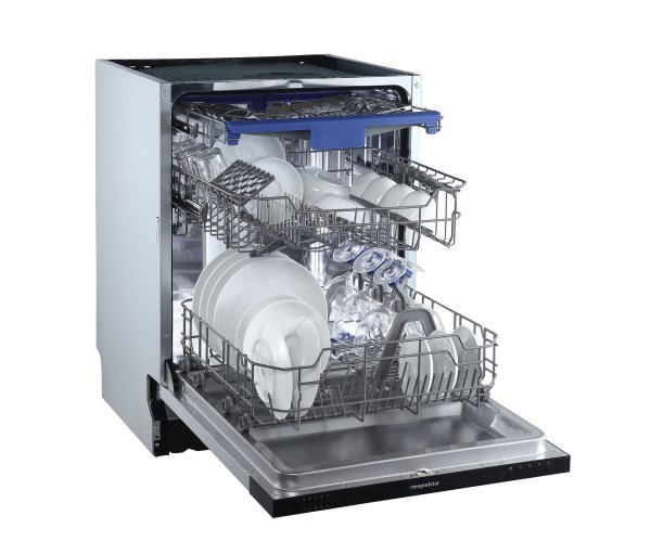 Tchibo - Respekta vollintegrierter-Geschirrspüler »Gsp60Ibav« - silber