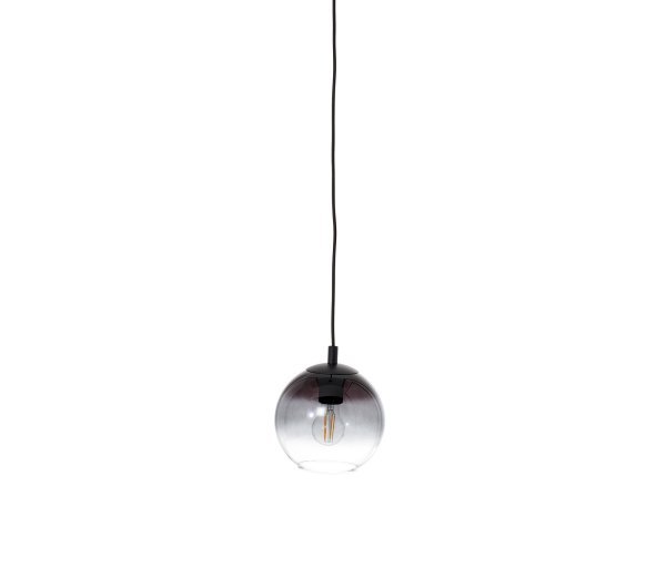 Tchibo - Pendelleuchte mit Rauchglas-Schirm - schwarz