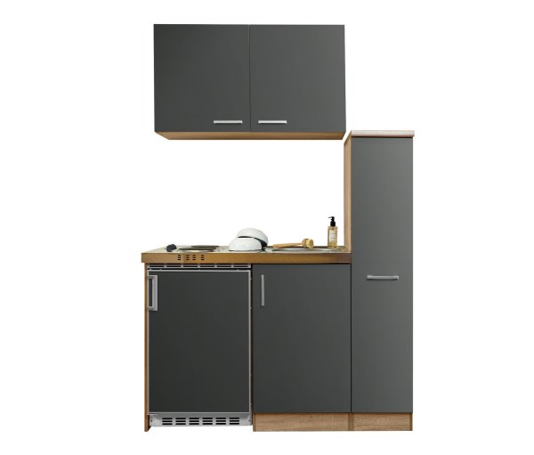 Tchibo - Respekta Miniküche mit Apothekerschrank - 130x60x200cm - braun - Kunststoff