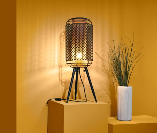 Tchibo - Tischleuchte »Dreibein« - schwarz