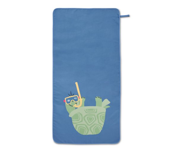 Tchibo - Kinder-Microfaserhandtuch - blau