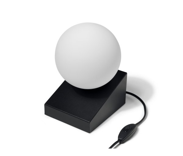 Tchibo - Tischleuchte »Glaskugel« - schwarz