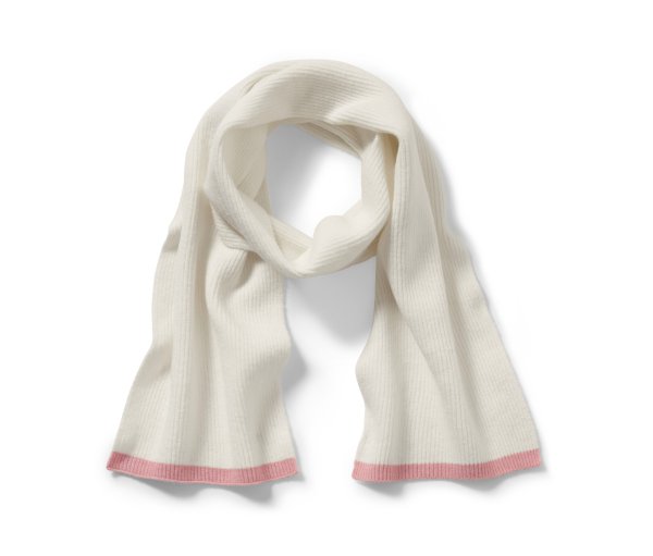 Tchibo - Strickschal mit Wolle - creme