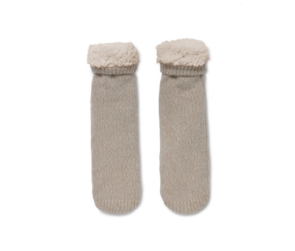 Tchibo - Hausschuh-Socken - Damen - Gr. 36-37 - weiß