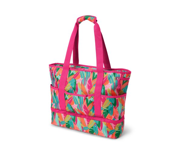 Tchibo - Strandtasche mit Alloverprint - mehrfarbig