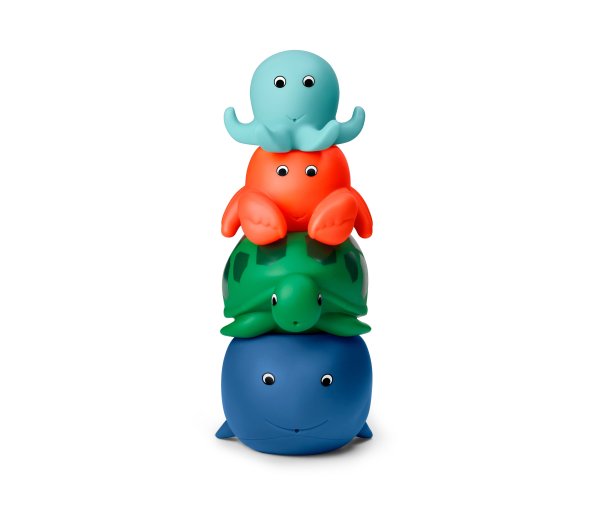 Tchibo - 4 Wasserspritztiere - dunkelblau