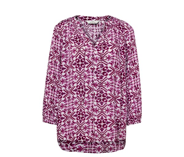 Tchibo - Bedruckte Tunika-Bluse - Damen - Gr. 48 - weiß/print