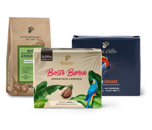 Tchibo - Filterkaffee Probierset - Gemahlen