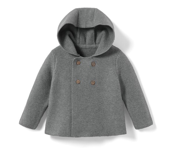 Tchibo - Baby-Strickjacke - Herren - Gr. 86/92 - grau